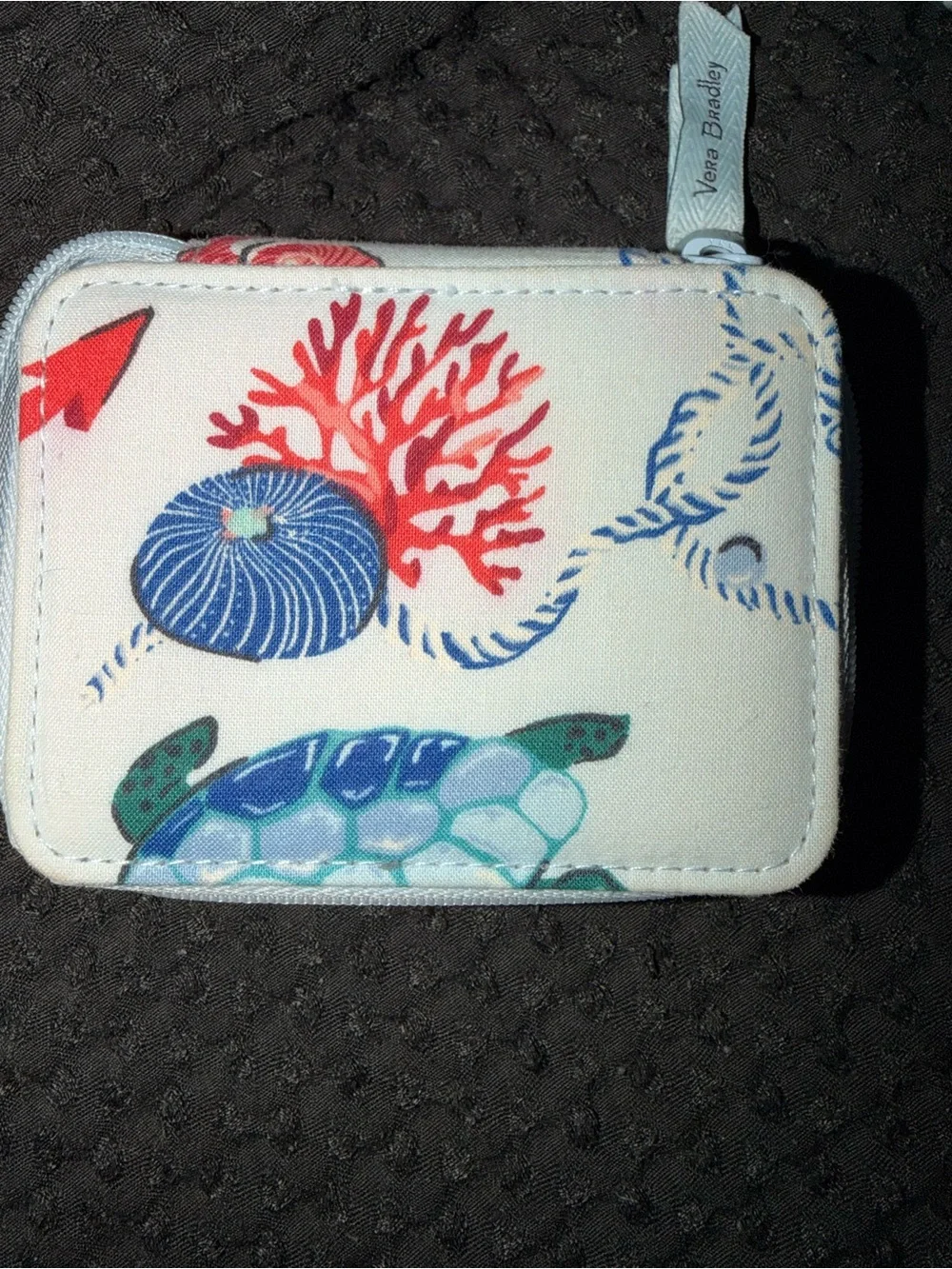 Vera Bradley quilted cosmetic